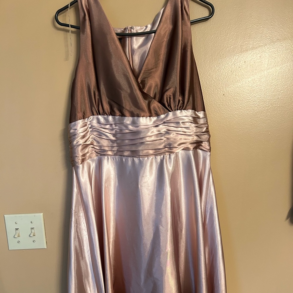 Ombré gold cocktail dress
